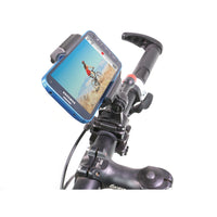 Samsung Galaxy S6 and S5 & Note 3, 4 Bike Handlebar Mount POV filming & Other Cycling APPS, Film Your Cool Bike Rides or Just Use GPS.:Velocity Clip